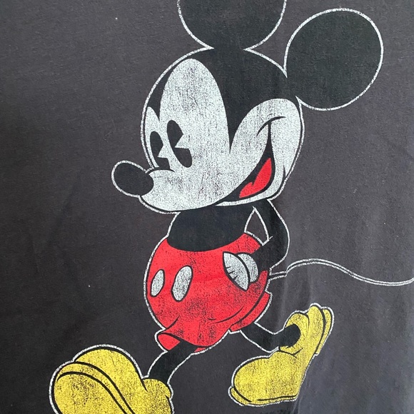 Disney Mickey Mouse Cropped Tshirt - Picture 2 of 4